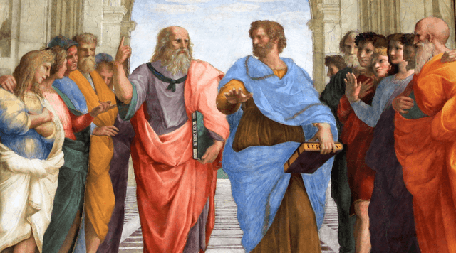 plato and socrates painting